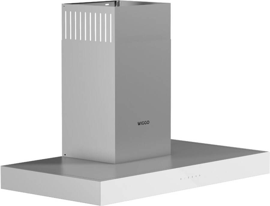 Wiggo WE-A941T(W) – T-Model Wandschouw Afzuigkap 90 cm – Wit – 650 m³ h – LED Verlichting – Energieklasse A – 5 jaar garantie