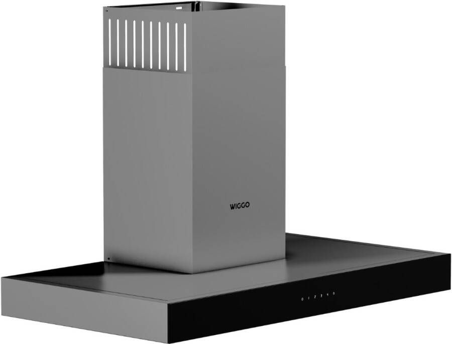 Wiggo WE-A941T(X) – T-Model Wandschouw Afzuigkap 90 cm – RVS – 650 m³ h – LED Verlichting – Energieklasse A – 5 jaar garantie