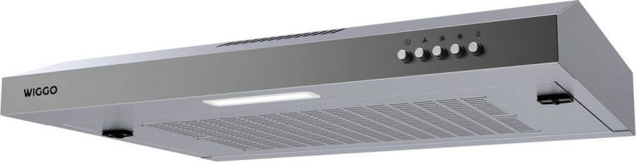 Wiggo WE-C630V(X) Onderbouw Afzuigkap 60 cm 200 m³ h LED klasse B 5 jaar garantie Inox