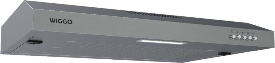 Wiggo WE-C630V(X) – Onderbouw Afzuigkap 60 cm – RVS – 200 m³ h – Knoppenbediening – LED Verlichting – Energieklasse B – 5 jaar garantie