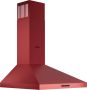 Wiggo WE‑D530P(R) – Wandschouw Afzuigkap 50 cm – Rood – 300 m³ h – Knoppenbediening – LED Verlichting – 5 jaar garantie - Thumbnail 2