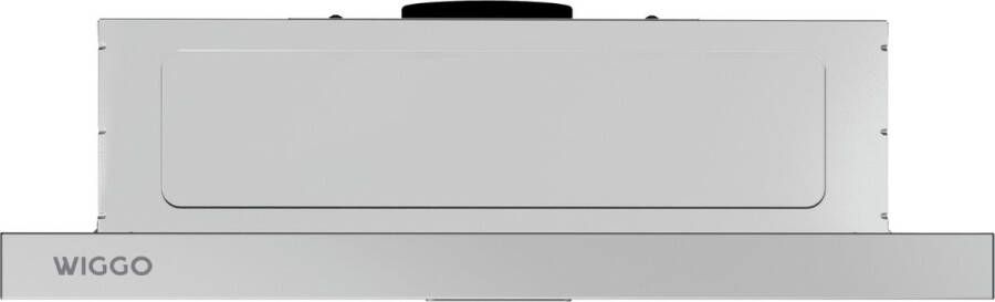 Wiggo WE-D620B(X) Vlakscherm afzuigkap 60cm 300m³ h 2 standen Energieklasse D Rvs Koolstoffilters meegeleverd