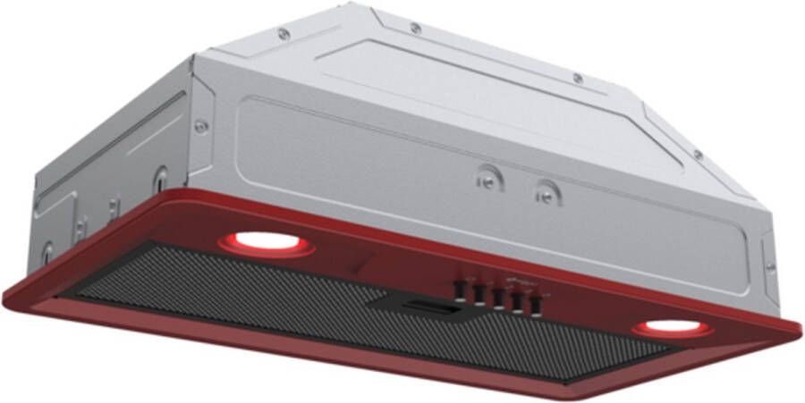 Wiggo WE-D630B(R) Inbouw Afzuigkap 60cm Rood