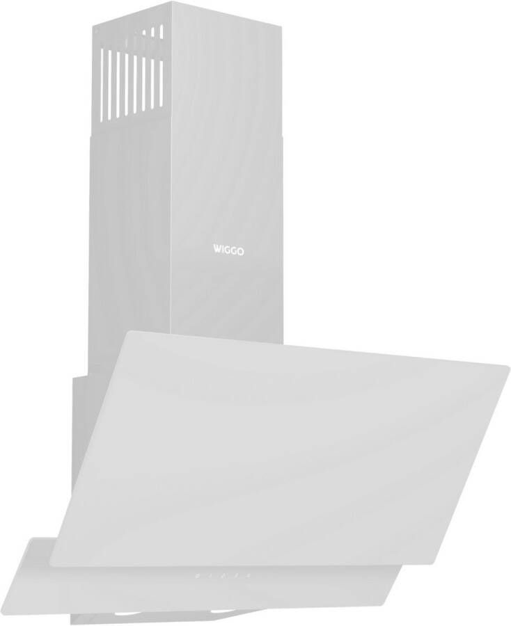 Wiggo WE-D632G(W) – Schuine Afzuigkap 60 cm – Wit Dubbel Glas – LED Verlichting – Touch Control – 5 jaar garantie
