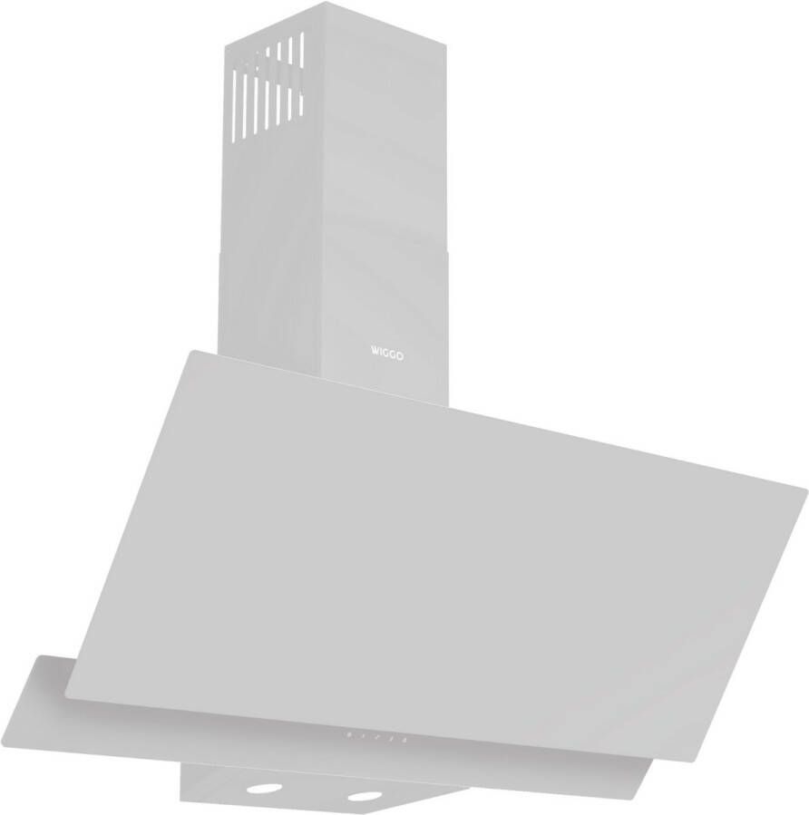 Wiggo WE-D932G(W) – Schuine Afzuigkap 90 cm – Wit Dubbel Glas – LED Verlichting – Touch Control – 5 jaar garantie