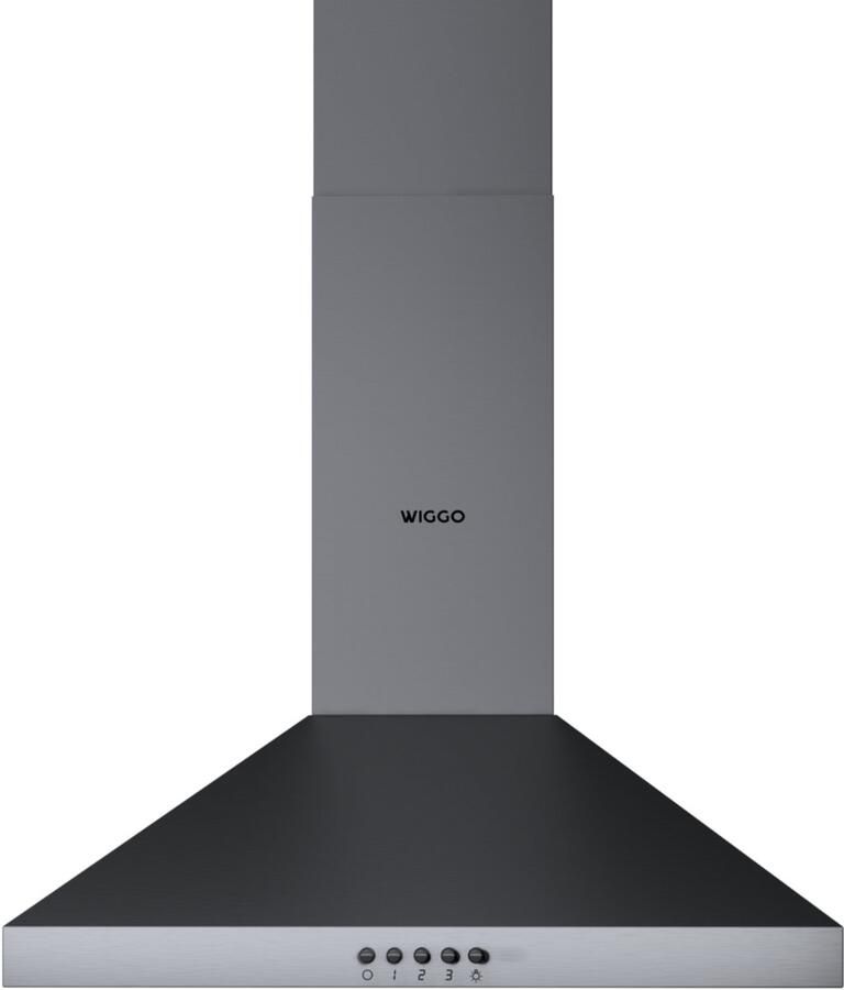 Wiggo WE-A530P(G) Wandschouw Afzuigkap 50cm Grijs