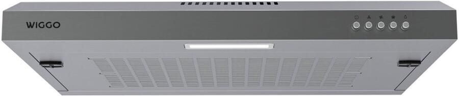 Wiggo WE-D630V(X) – Onderbouw Afzuigkap 60 cm – RVS – 200 m³ h – Knoppenbediening – LED Verlichting – Energieklasse D – 5 jaar garantie