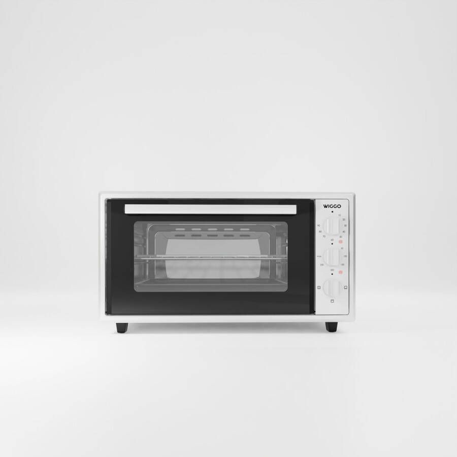 Wiggo WMO-E456(W) Vrijstaande Mini Oven 45 liter 2000 Watt Timer 5 jaar Garantie Wit - Foto 2