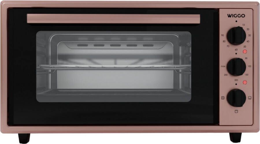 Wiggo WMO-E456(P) Vrijstaande Mini Oven Electrisch 60 CM 45 liter 2000 W 5 Jaar Garantie Roze