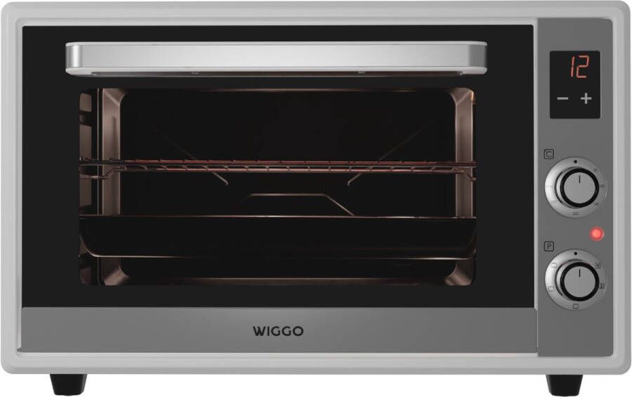 Wiggo WMO-E657(W) Vrijstaande Mini Oven Electrisch 60 CM 65 liter 2000 W 5 Jaar Garantie Wit