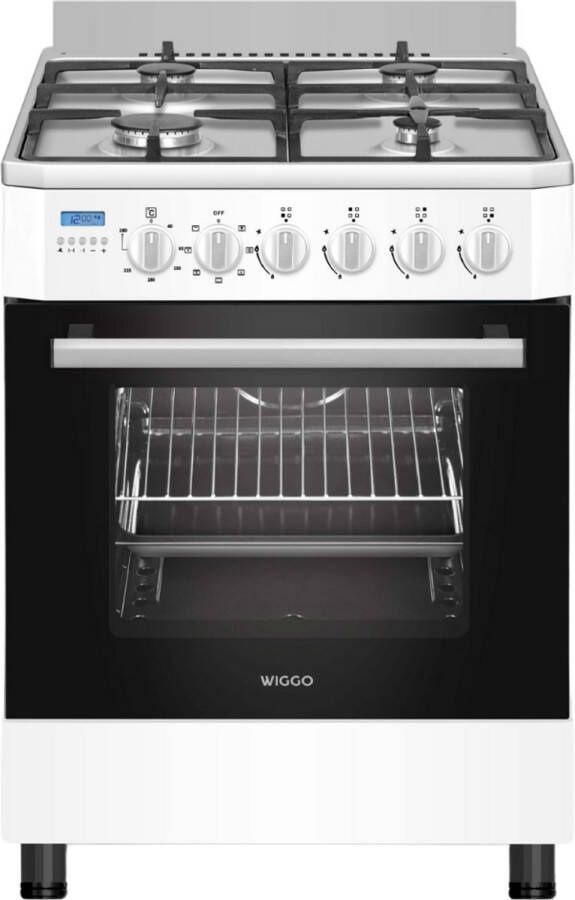 Wiggo WO-E609R(WX) Serie 9 60 cm Gasfornuis Rvs