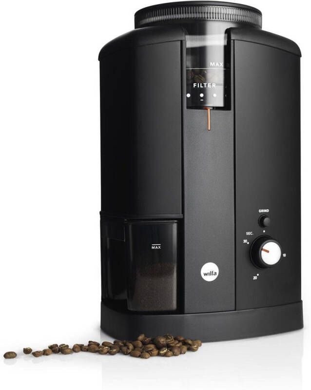 Wilfa CGWS-130B Svart Aroma koffiemolen met stille DC motor - Foto 1