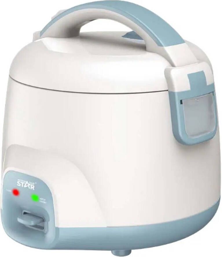 Winning star Mini Slimme Elektrische Rijstkoker 1l – Draagbare Anti-aanbak Rijstkoker Met Automatisch Warmhoudsysteem En Stoommandje