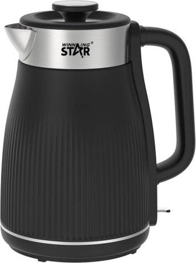 Winning star St-6022 Waterkoker 1.8 Liter 1500w Zwart