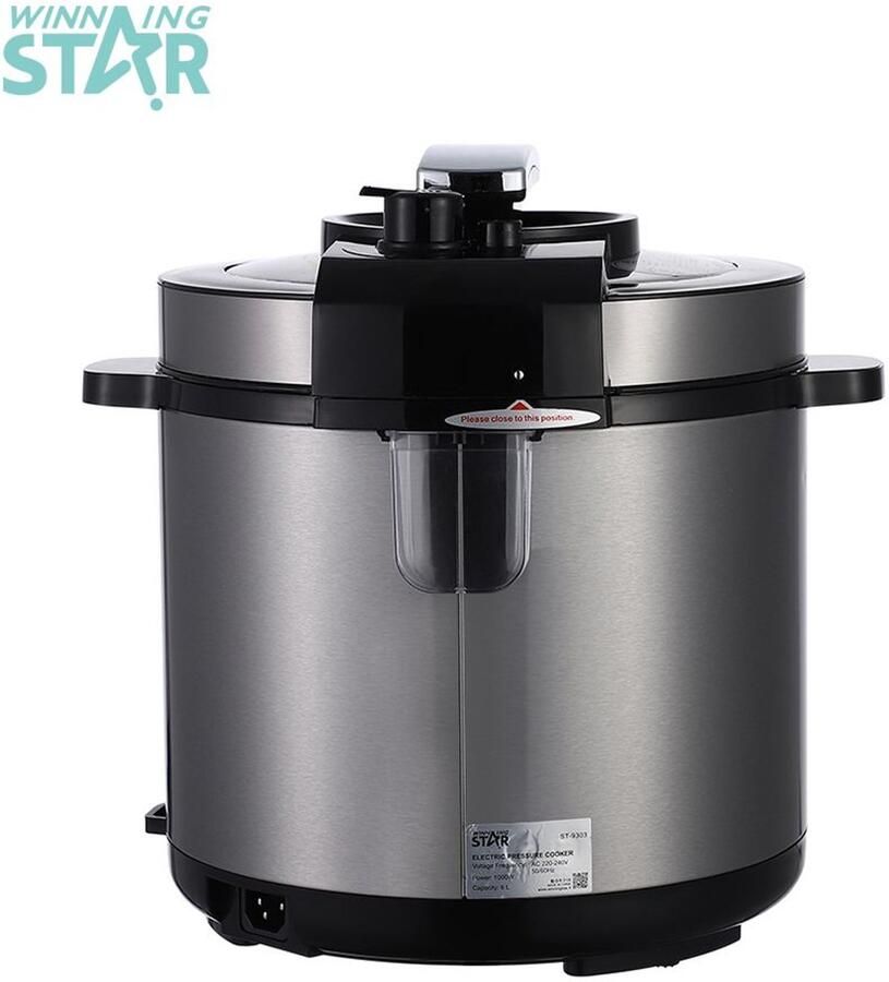 Winning star t Elektrische Multicooker 6 Liter Zilver