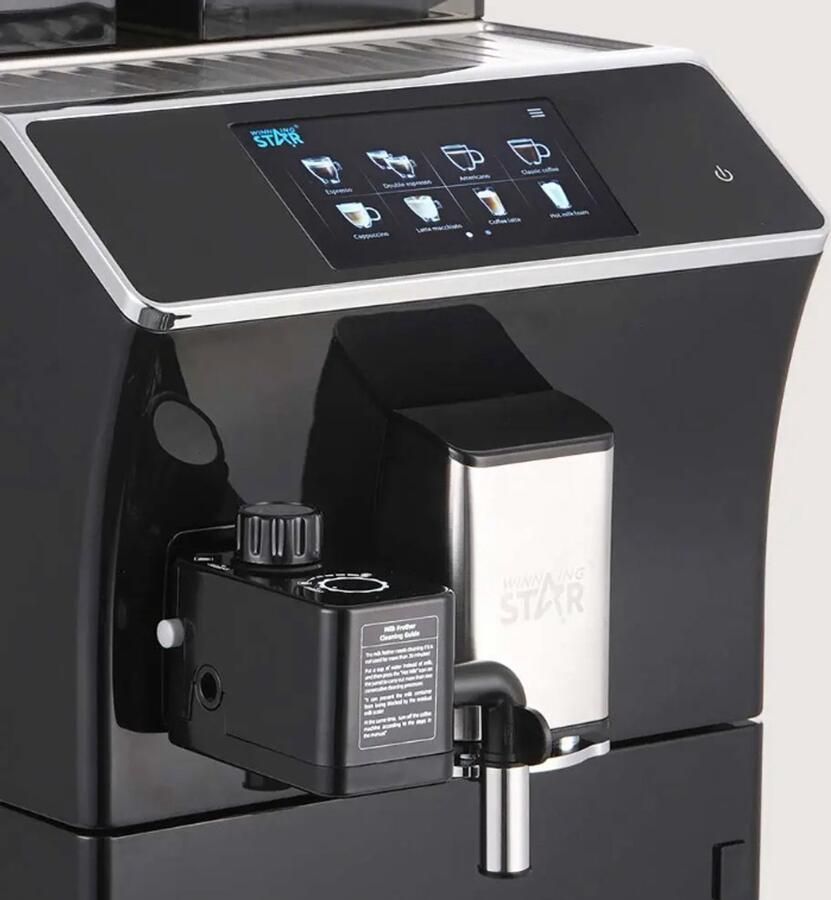 Winning star St-9882 Volautomatische Espressomachine – Met 3.5-inch Tft Lcd Kleurenscherm