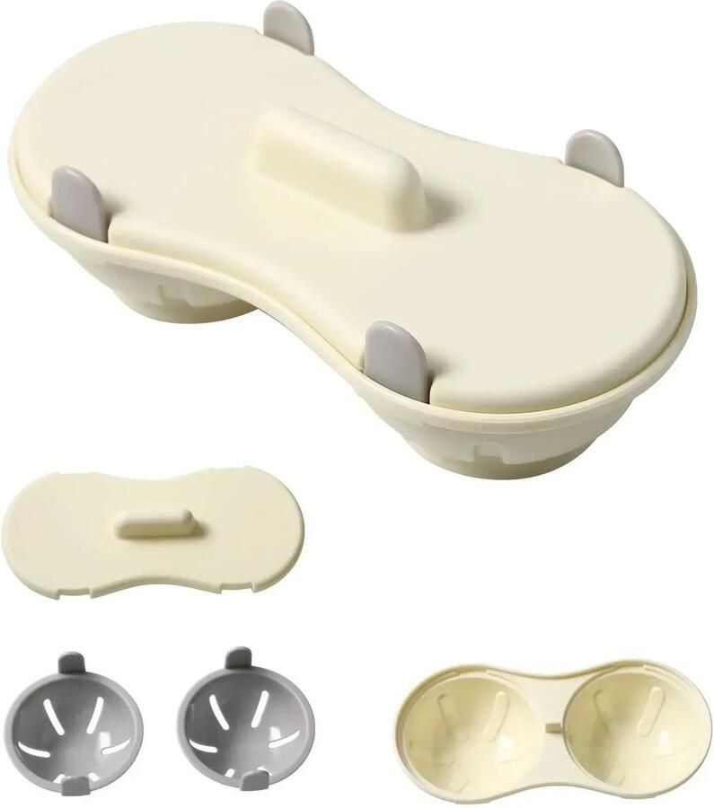 WiseGoods Premium Ei Pocheerder Magnetron Poacher Gepocheerde Eieren Maker Hutsen Keuken Accessoires Keukengerei