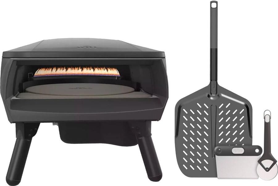 Witt Piccolo Rotante 13 Pizza Oven Mat Black Toolbox