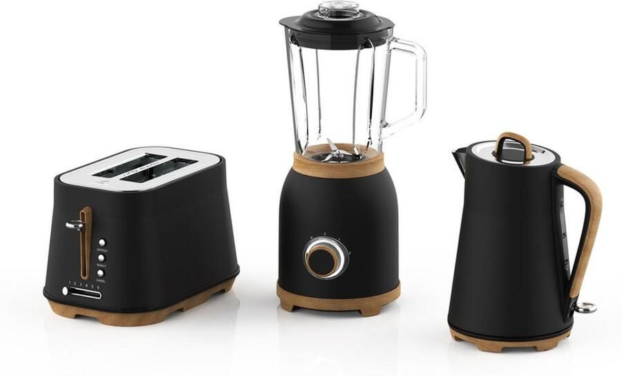 Witt Premium Element Ontbijtset Zwart