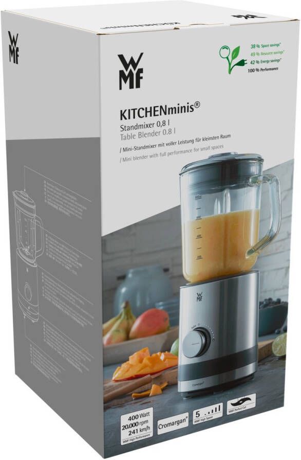 WMF KITCHENminis 416490011 Compact Blender 0.8L RVS Smoothie Maker - Foto 5