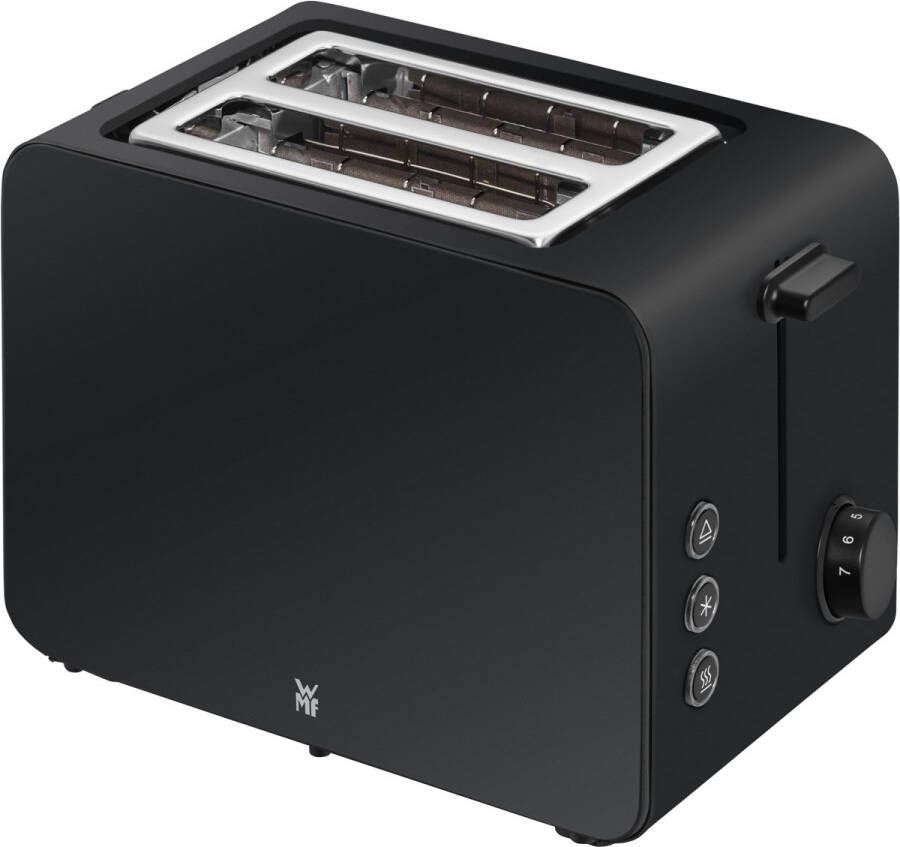 WMF Stelio 0414210071 Broodrooster Deep Black 2 Sneden Instelbare Bruiningsgraad Compact