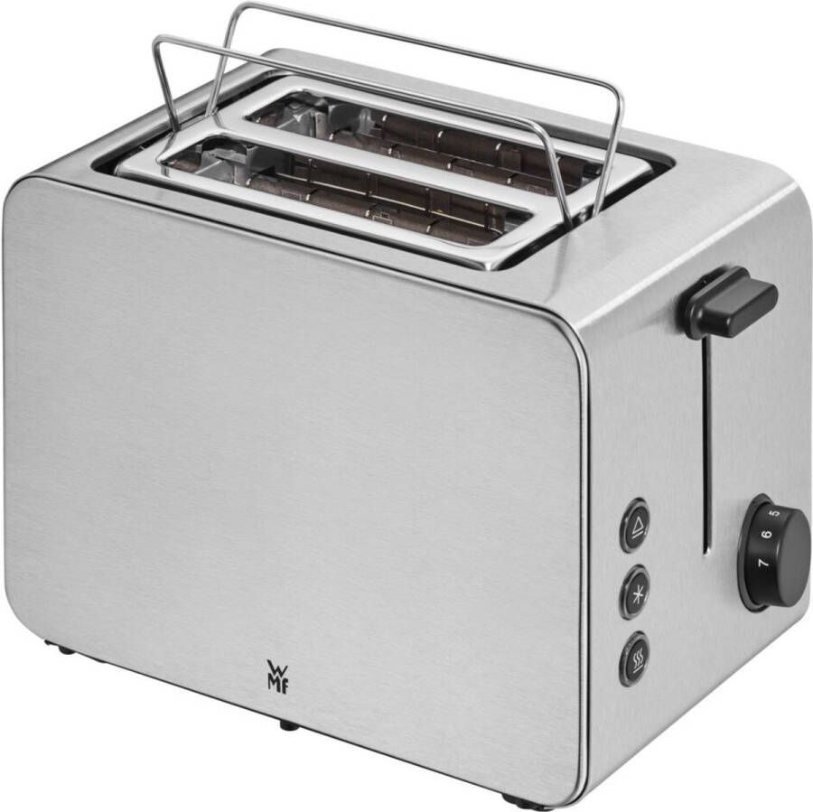WMF Stelio Broodrooster RVS 7 Bruiningsniveaus Compact Design Voor Dagelijks Gebruik