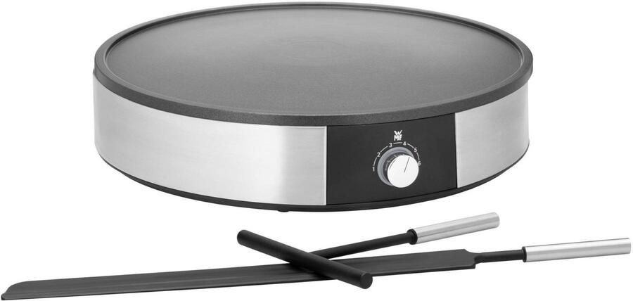 WMF Crêpe maker LONO crêperie afneembare vaatwasmachinebestendige plaat incl. crêpe-spatel en deegverdeler 6 warmtestanden overlooprand