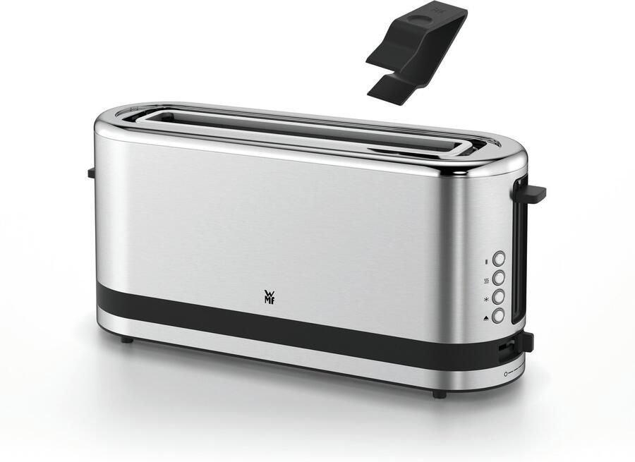 WMF KITCHENminis Broodrooster XXL 0414120011 4 Sneden RVS Instelbare Bruiningsgraad Extra Groot