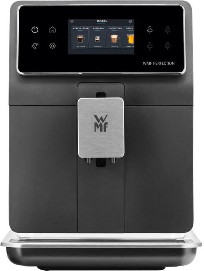 WMF Perfection OFFICE Volautomatische Espressomachine – Koffiebonen – Melksysteem – Touchscreen – Zwart RVS