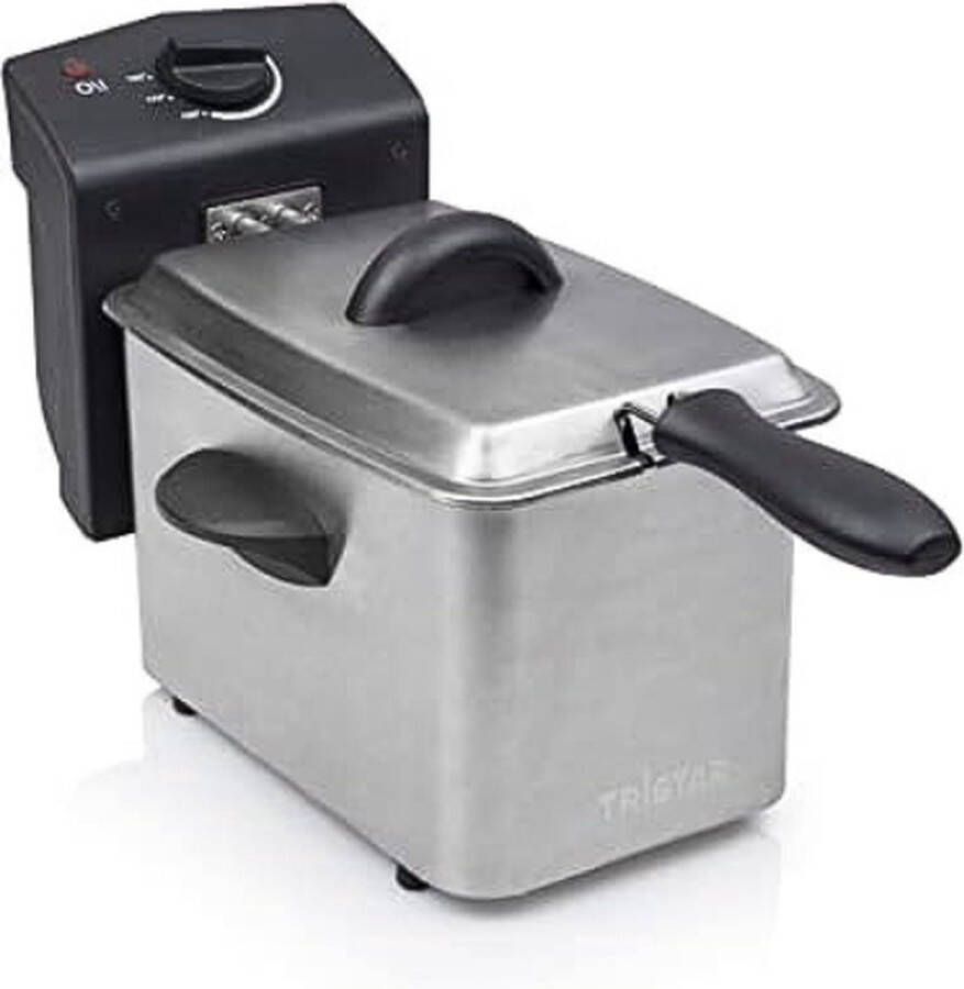 WNHB Friteuse 2 liter – met uitneembare binnenpan – instelbaar tot 190 graden – compacte elektrische frituurpan