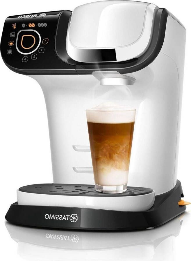 WNHB Koffiecupmachine – Touchscreen Koffiezetapparaat – 1500W – 1.3L – Instelbare Smaak en Sterkte – Wit