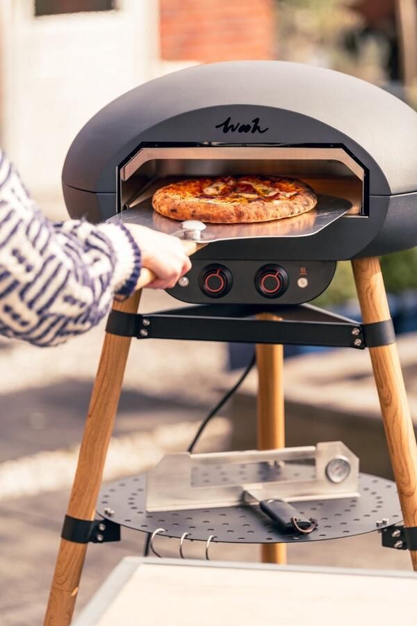 Wooh Pizzaoven Elektrisch voor Tuin en Terras staand- en tafelmodel Fira