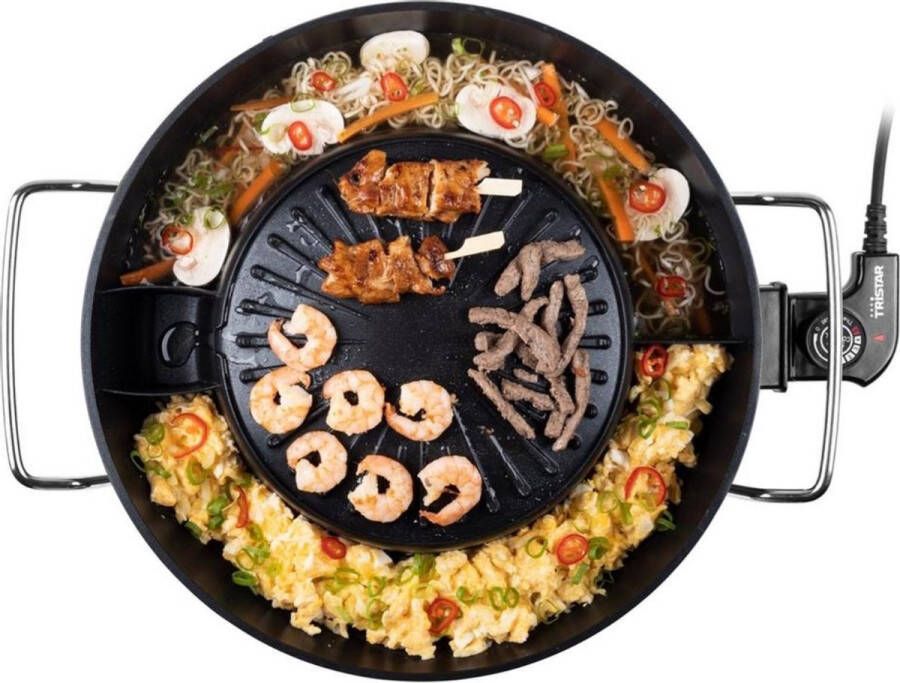 World Kitchen Koreaanse Grill en Hot pot Set 3 0 liter Thai BBQ pan Thaise BBQ pan Sukiyaki pan gourmet set chinese fondue