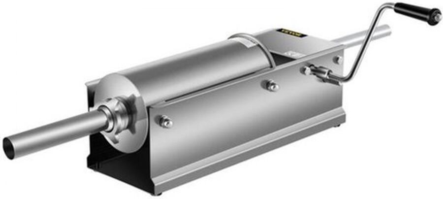 Worstenvuller Horizontaal 5L Capaciteit Roestvrijstaal 304 Voor Hotdogs En Braadworst Vleesvuller Machine