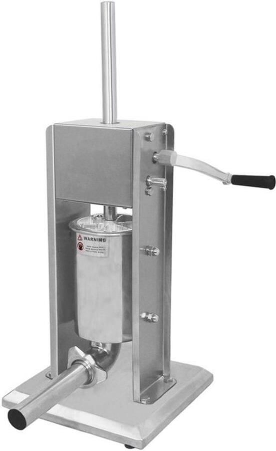 Worstvuller Verticale Keukenmachine 3 Liter Inhoud 5 Trechters Roestvrij Staal Voor Thuis En Commercieel Gebruik