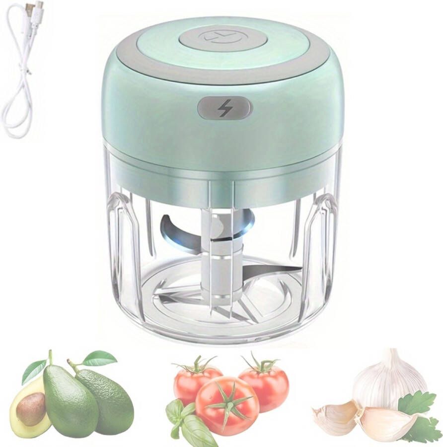 Xerolax Vleesmolen Gehaktmolen Meat Grinder Elecktrisch Machine Foodprocessor Meat Mincer Keukenmixer Keukenmachine Automatisch 250ML Groen