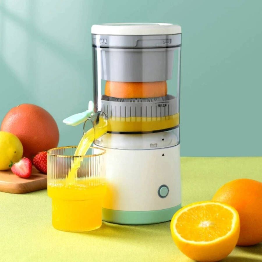Xtabarya Citrus Sapcentrifuge Elektrische Juicer Oplaadbare Sapcentrifuge Oranje Juicers Afneembare Ontwerp Gemakkelijk Schoon Abs Materiaal Voor Keuken