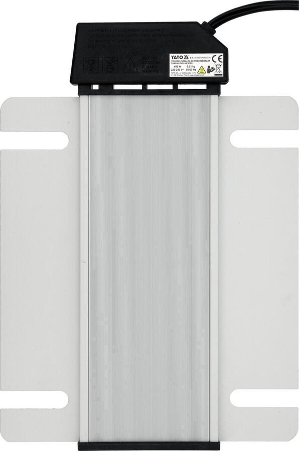 Yato Elektrisch Warmte-element voor Chafing Dish & Voedselwarmhouder 400W Aluminium Professionele Catering & Buffet Verwarming Onderbouw Verwarmingselement voor Au Bain-Marie
