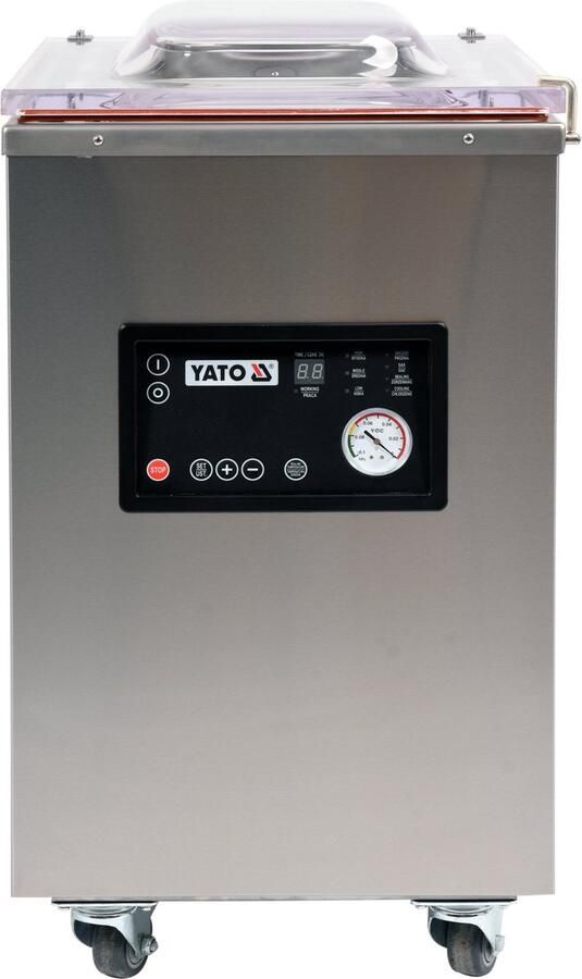 Yato Professionele Kamer Vacuümmachine Verrijdbaar – Dubbele Sealbalk 420 mm – Pomp 20 m³ h – RVS – Volautomatisch – Geschikt voor Sous-Vide & Marineren