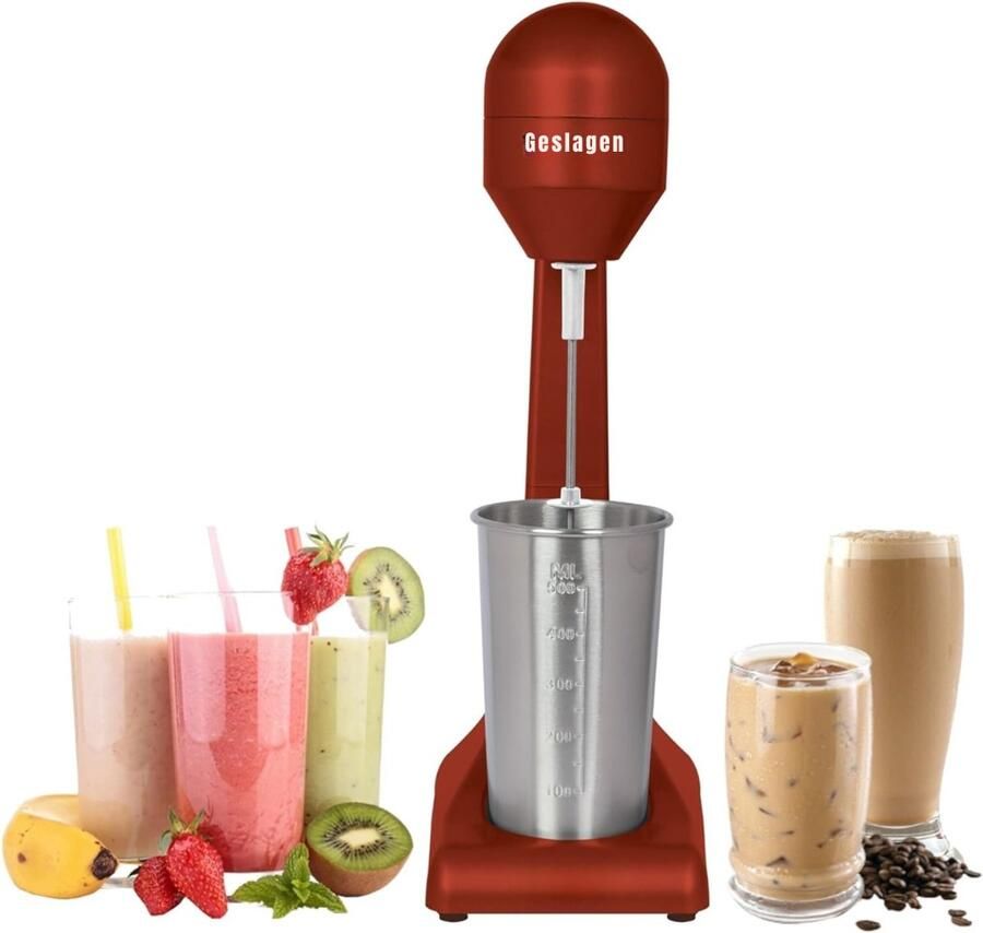 YOR Slushy Machine Slush Machine Slush Puppy Maker Rood 13cm x 18cm x 40cm