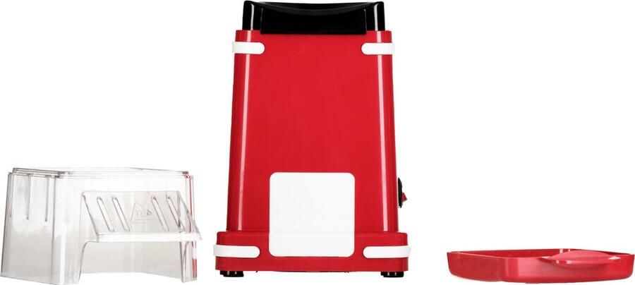 YUGN RETRO Popcorn machine Nostalgische Popcornmachine Voor Thuis Popcorn maker 1200 W Kleur Rode eBook toegang Cadeau tip Sinterklaas