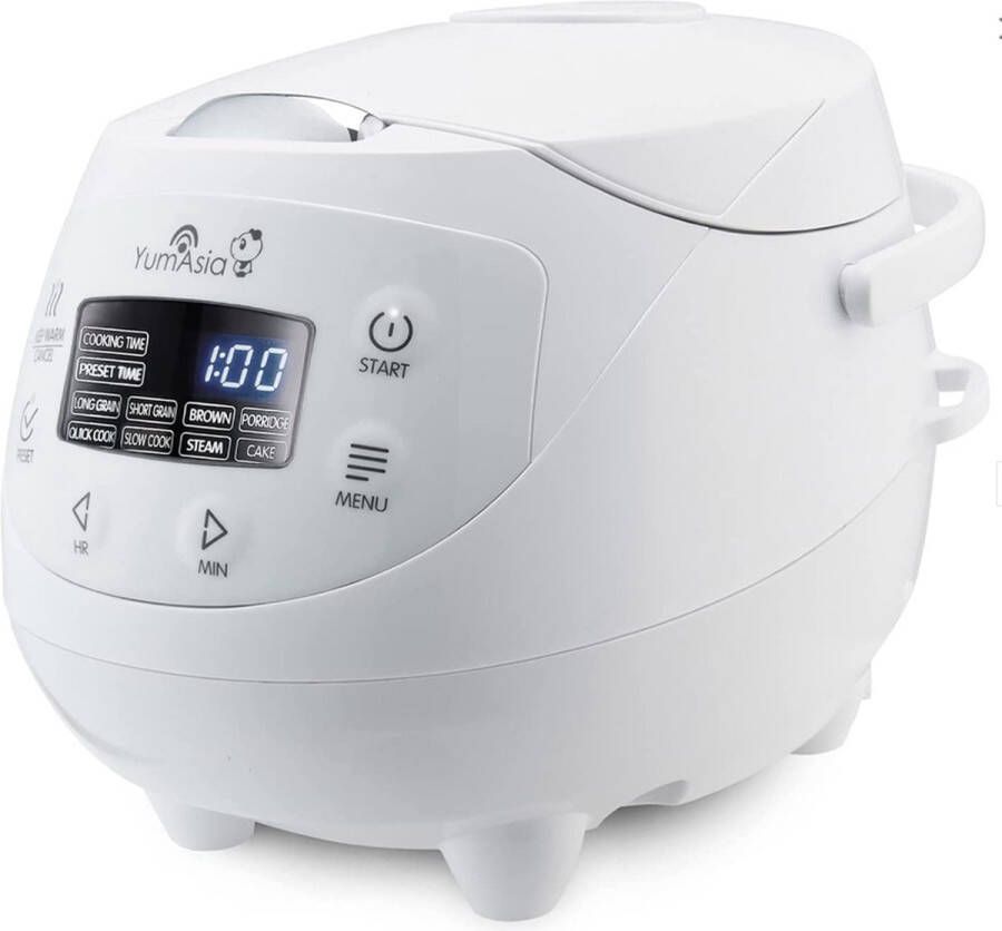 Yum Asia Panda Mini Rice Cooker With Ninja Ceramic Bowl and Advanced Fuzzy Logic