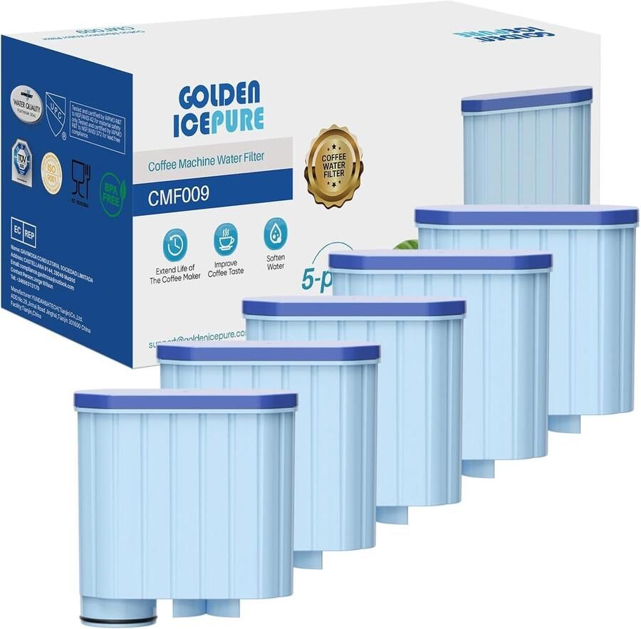 YUNDA H&H TECH (Tianjin) CO. LTD. GOLDEN ICEPURE Waterfilter Koffiemachine voor Philips Aqua Clean Filter en Saeco Aqua Clean Waterfilter CA6903 10 CA6903 22 CA6903 5 stuks