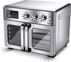 Z-Line Airfryer XXL Oven Type: AFD32 Dubbele Deur 32 Liter Zilver