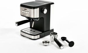 Zanussi CK114N Aroma Grande Barista Italian Espressomachine met stoompijpje 20 bar 1.25L Zwart Inox