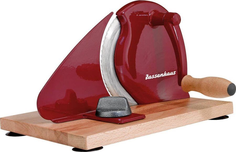 Zassenhaus broodsnijmachine handmatig rood (628721)