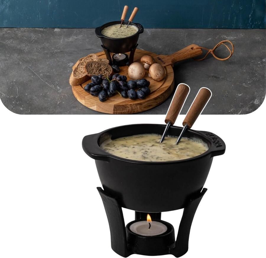 Zavio Fondueset Fondue Fonduepan