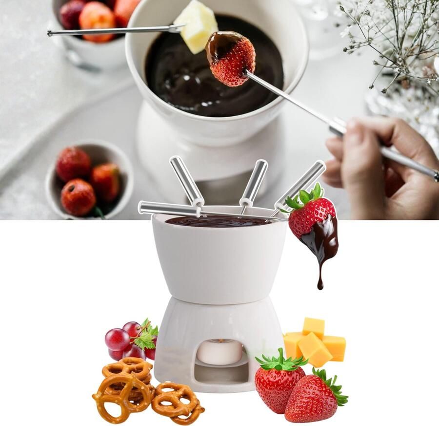 Zavio Fondueset Fondue Fonduepan