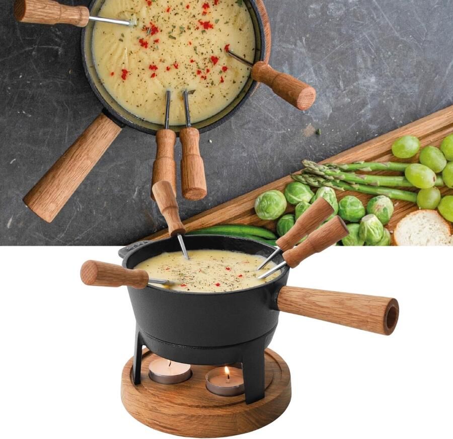 Zavio Fondueset Fondue Fonduepan