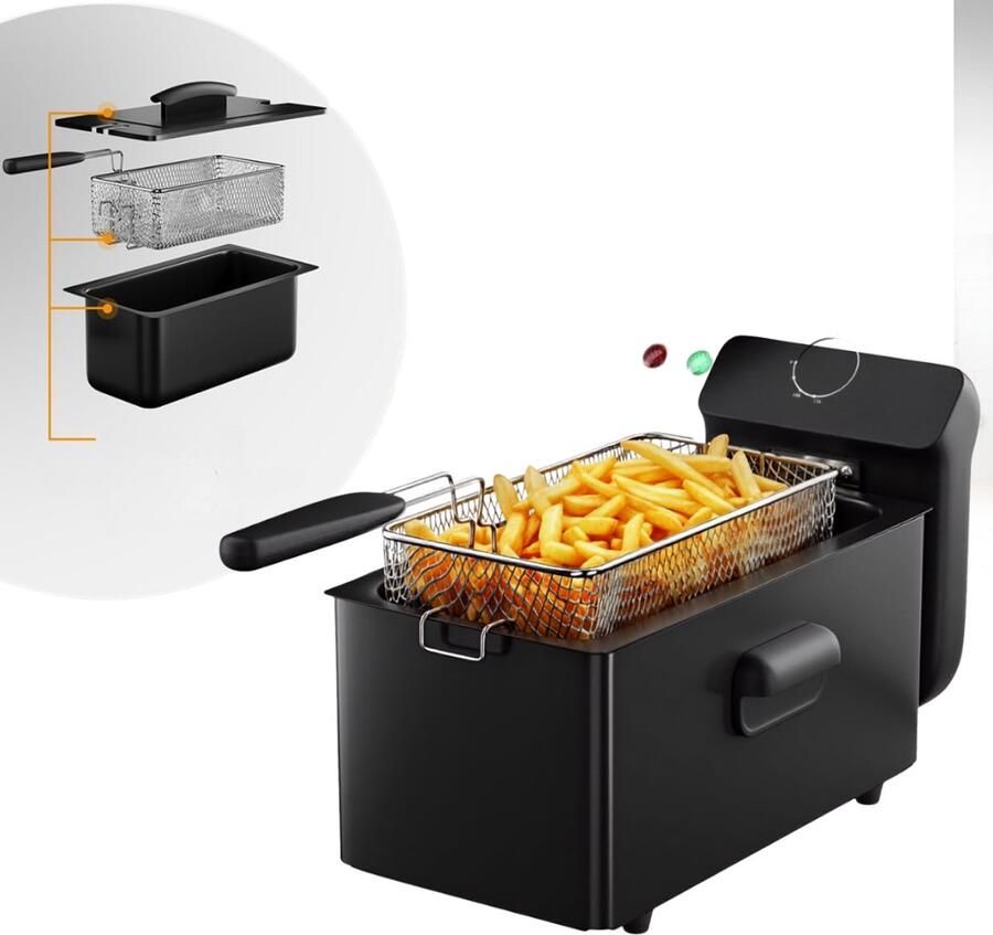 Zavio Frituurpan Friteuse Frituurketel